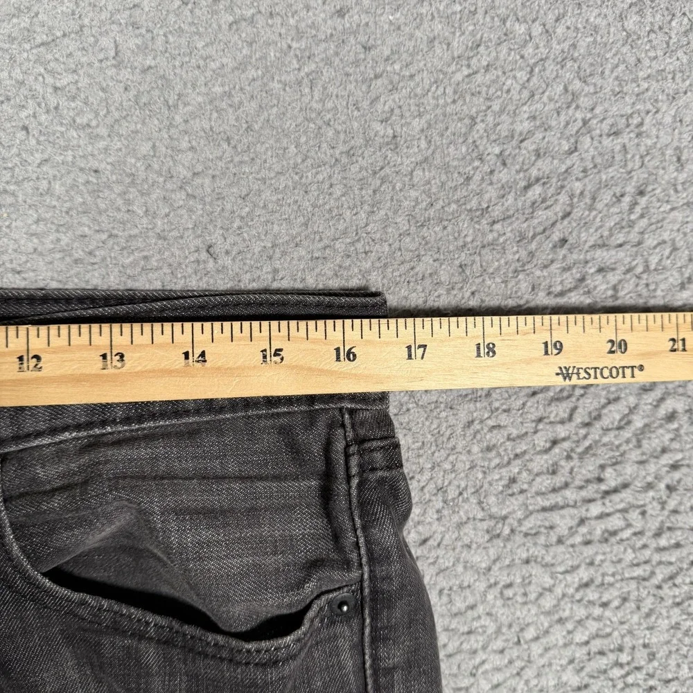 Levis Jeans Mens 33x34 Charcoal 511 Slim Fit Casual Denim Logo Preppy 5‎ Pocket